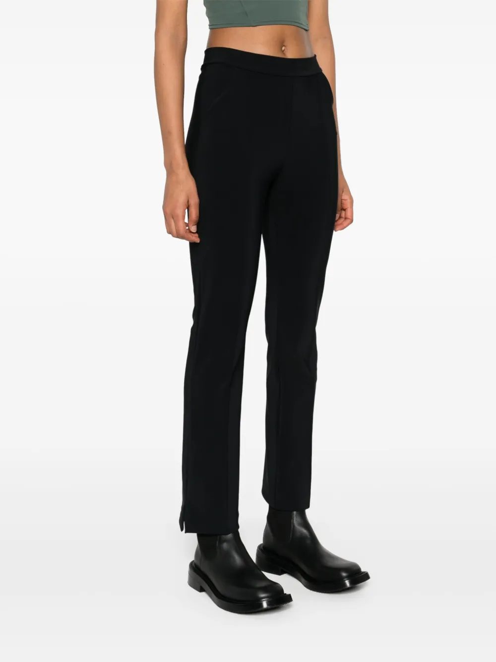 Chiara Boni La Petite Robe Nuccia Crop Pants In Schwarz