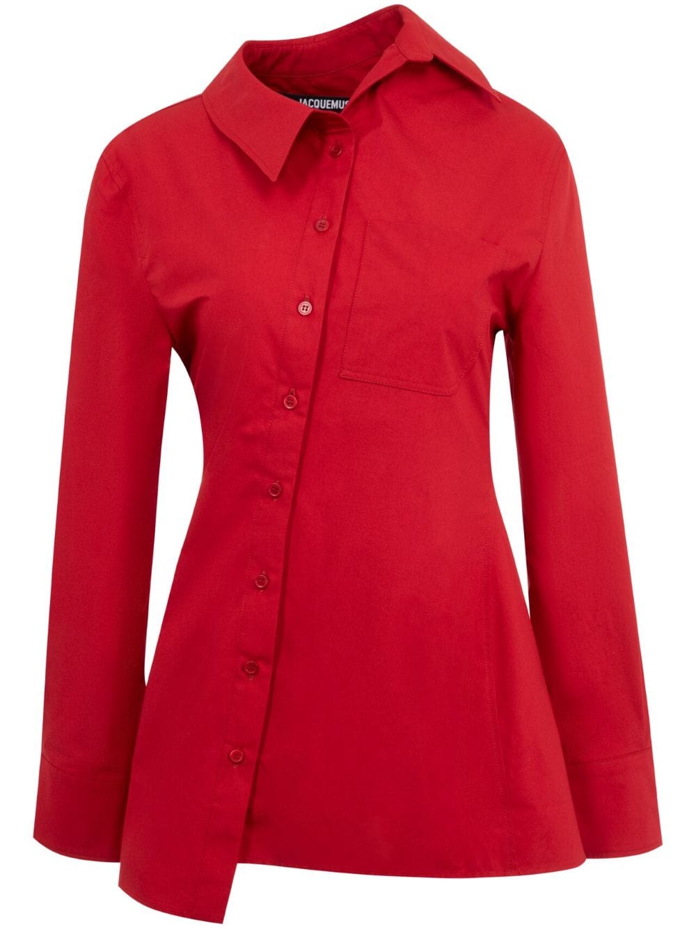 Jacquemus La Chemise Paplo blouse met knopen Rood