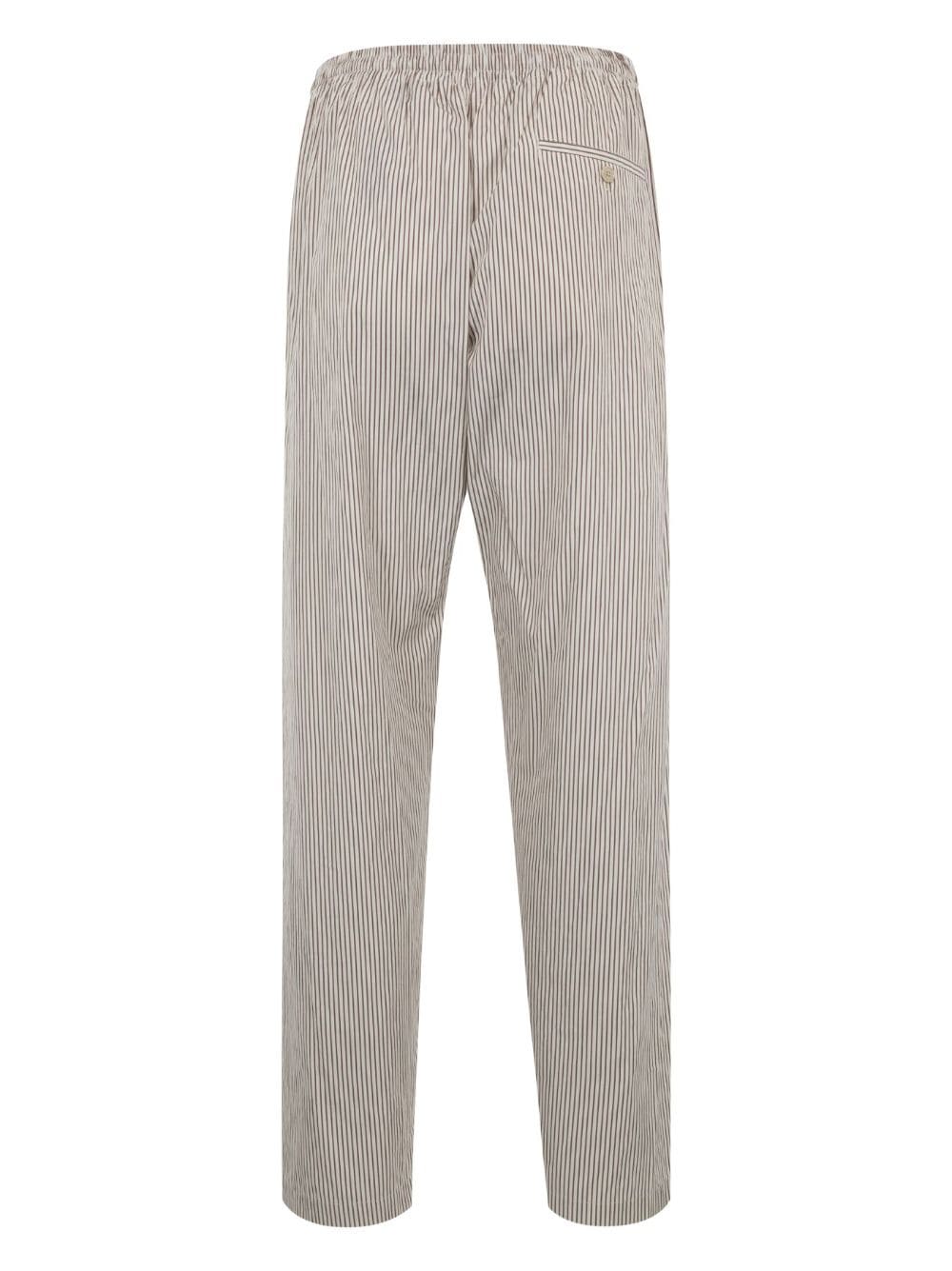 LEMAIRE Taekwondo straight broek - Beige