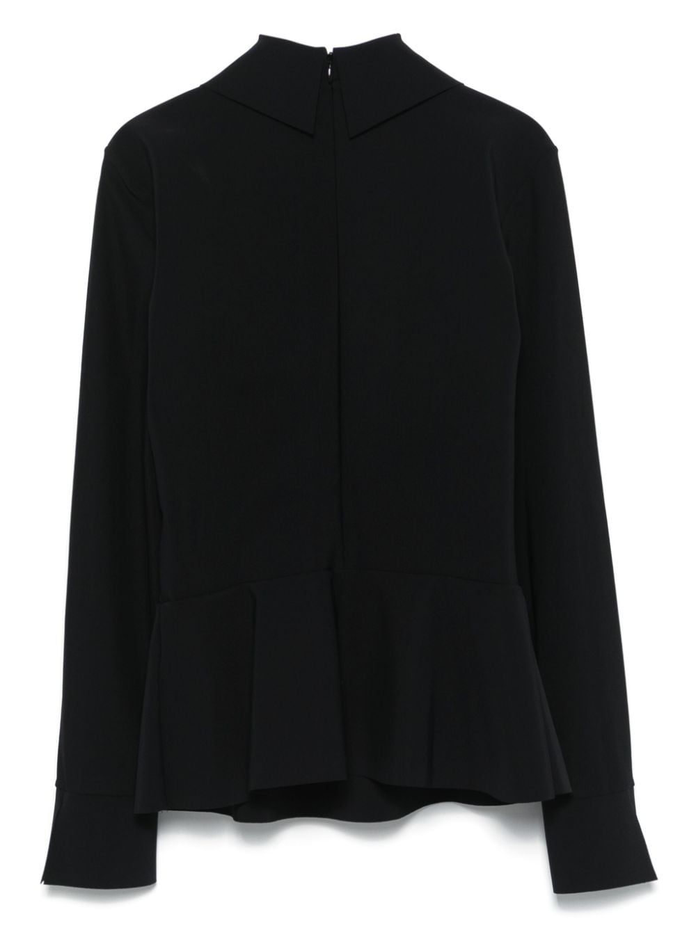 Shop Chiara Boni La Petite Robe Corset-inspired Blouse In Schwarz