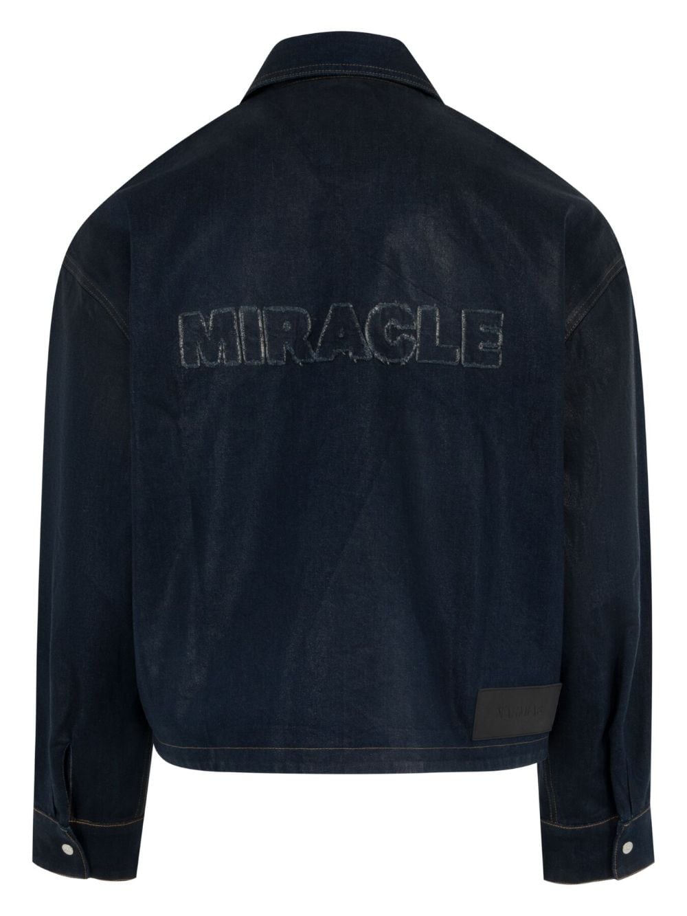 Nahmias Waxed Denim Miracle Worker jack - Blauw