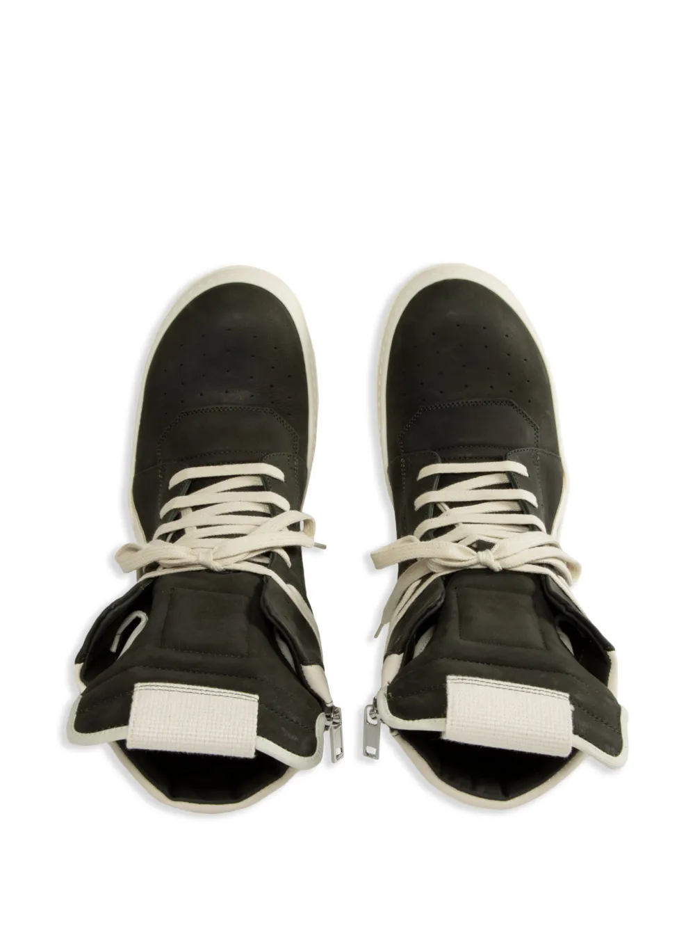 Rick Owens Geobasket Sneakers Green FARFETCH UK