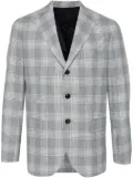 Eleventy checkered blazer - Blue
