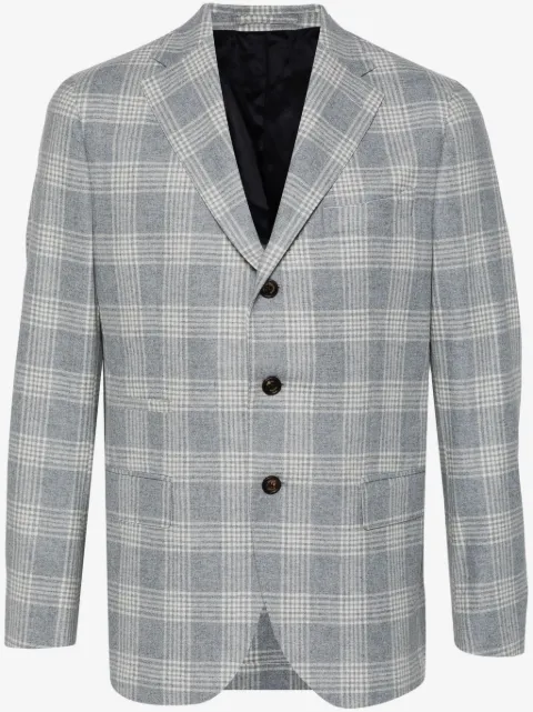Eleventy checkered blazer