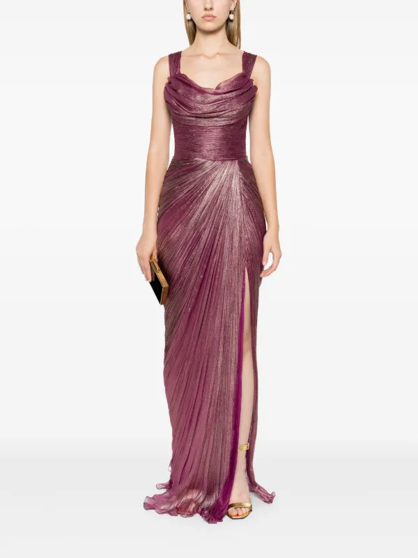 fitted lace wedding dress La Guerite Dress, Grapevine Purple Iris Xs main image 1