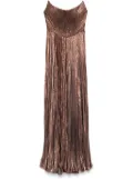Iris Serban Ada gown - Brown