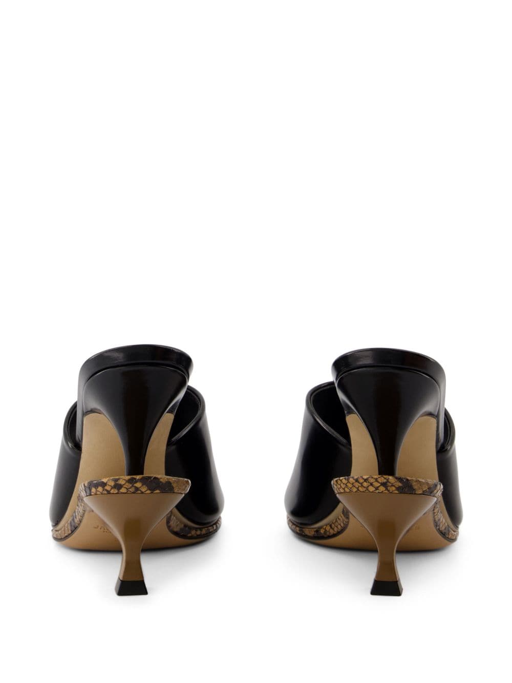 Jacquemus 110mm Le Doubles mules Black