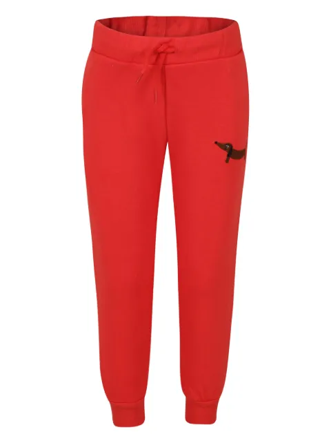 Mini Rodini dog-embroidered track pants 