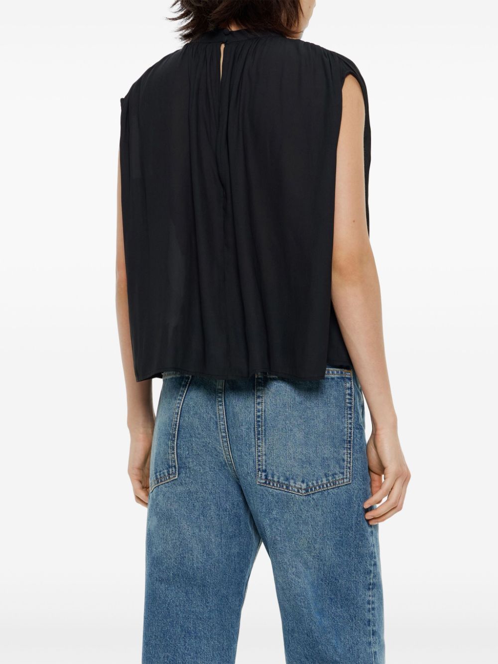 Shop Bimba Y Lola Sleeveless Blouse In Schwarz