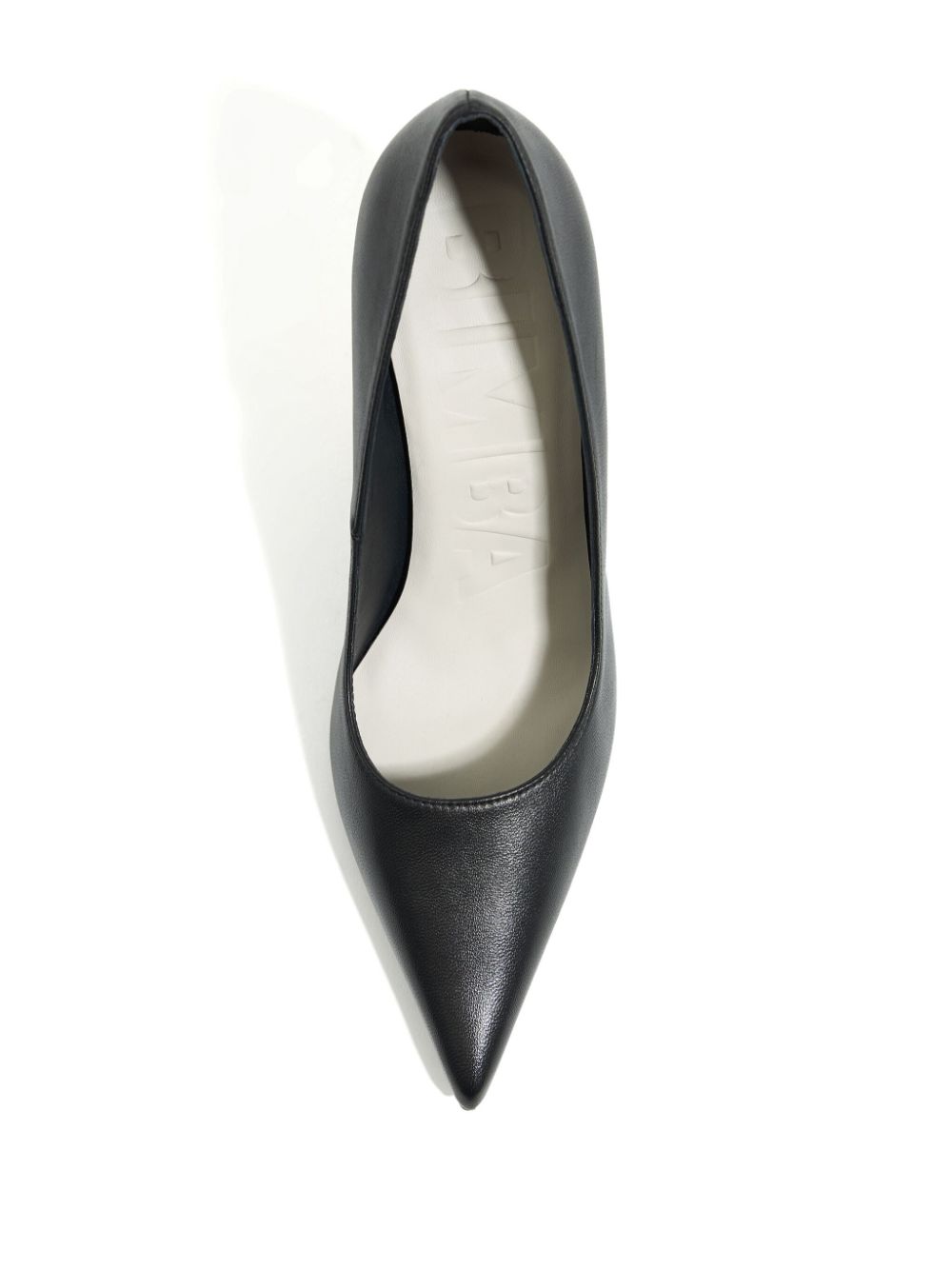 Shop Bimba Y Lola 80mm Leather Pumps In Black