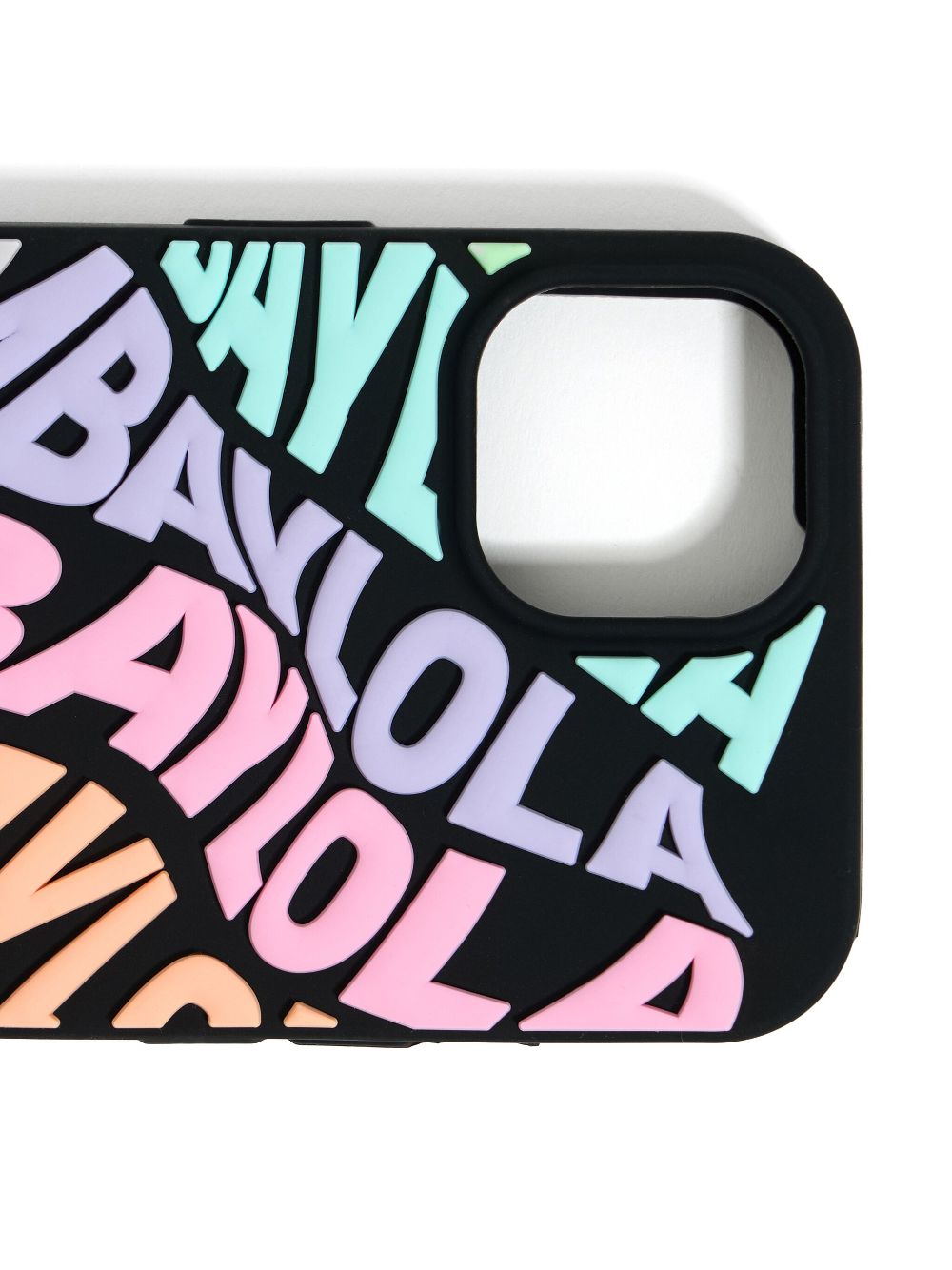 Bimba y Lola Iphone 13 logo-embossed case - Zwart