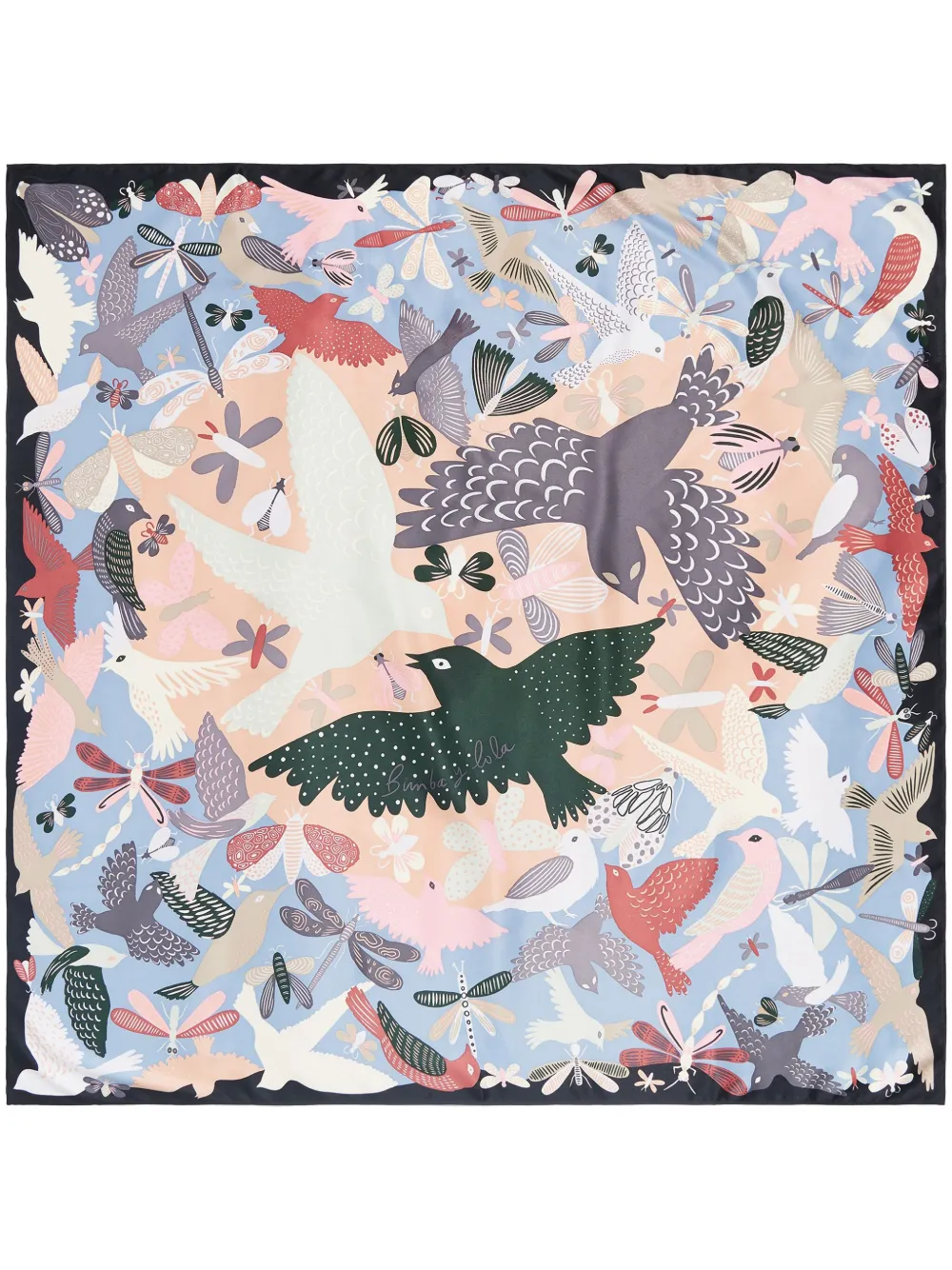 Bimba y Lola Bugs And Birds スカーフ | ブルー | FARFETCH JP