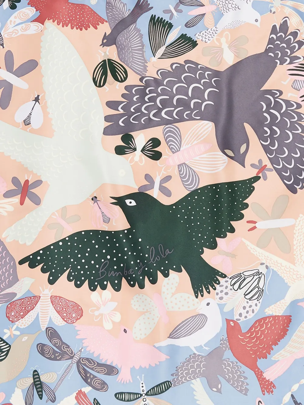 Bimba y Lola Bugs And Birds スカーフ | ブルー | FARFETCH JP