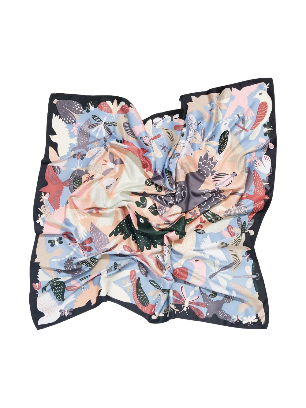 Bimba y Lola Bugs and Birds scarf - Blauw