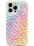 Bimba y Lola Iphone 14 Pro Max logo-embossed case - White