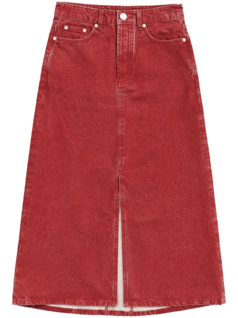 Bimba y Lola logo-patch midi skirt 