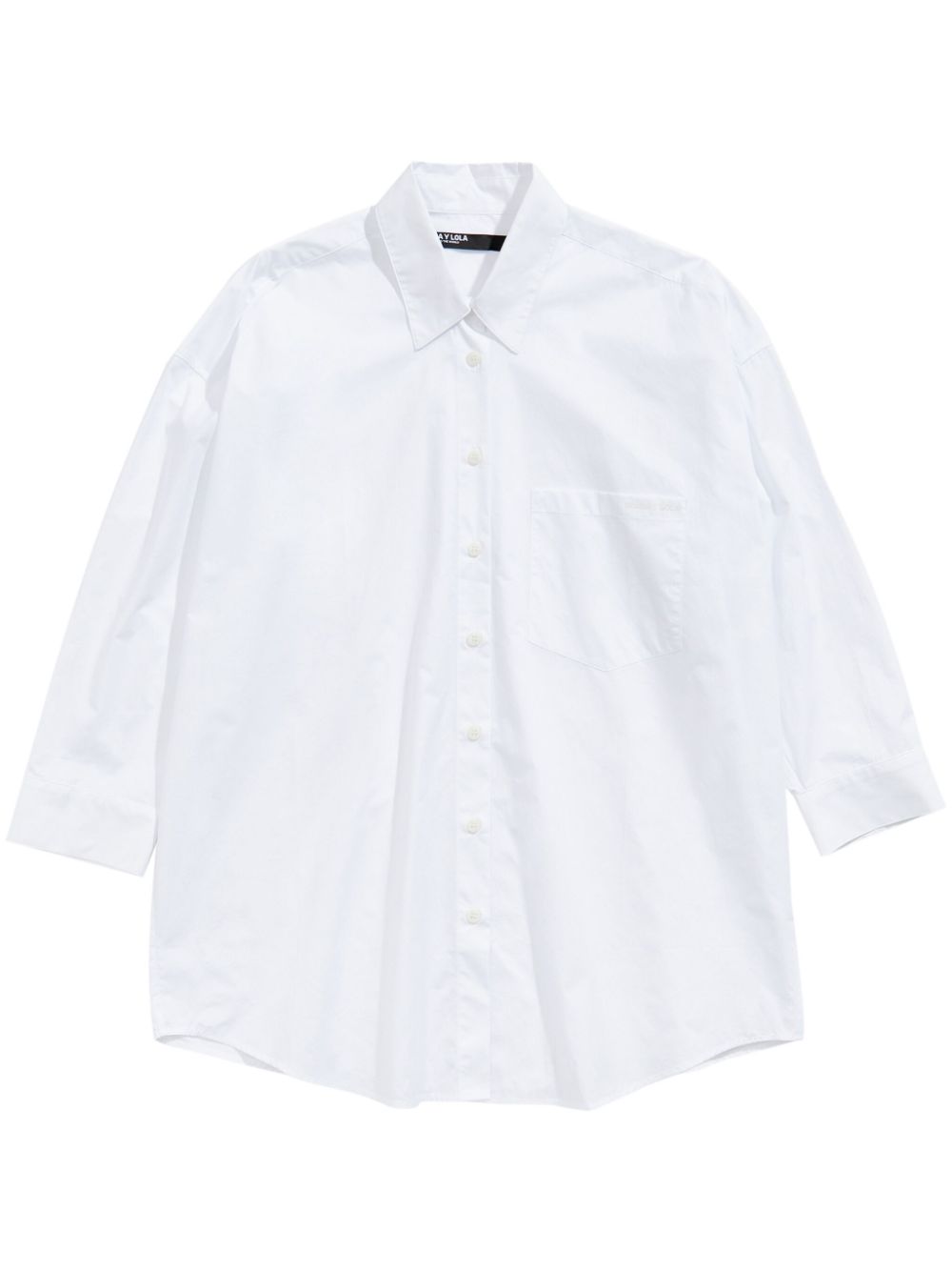 long-sleeve cotton shirt