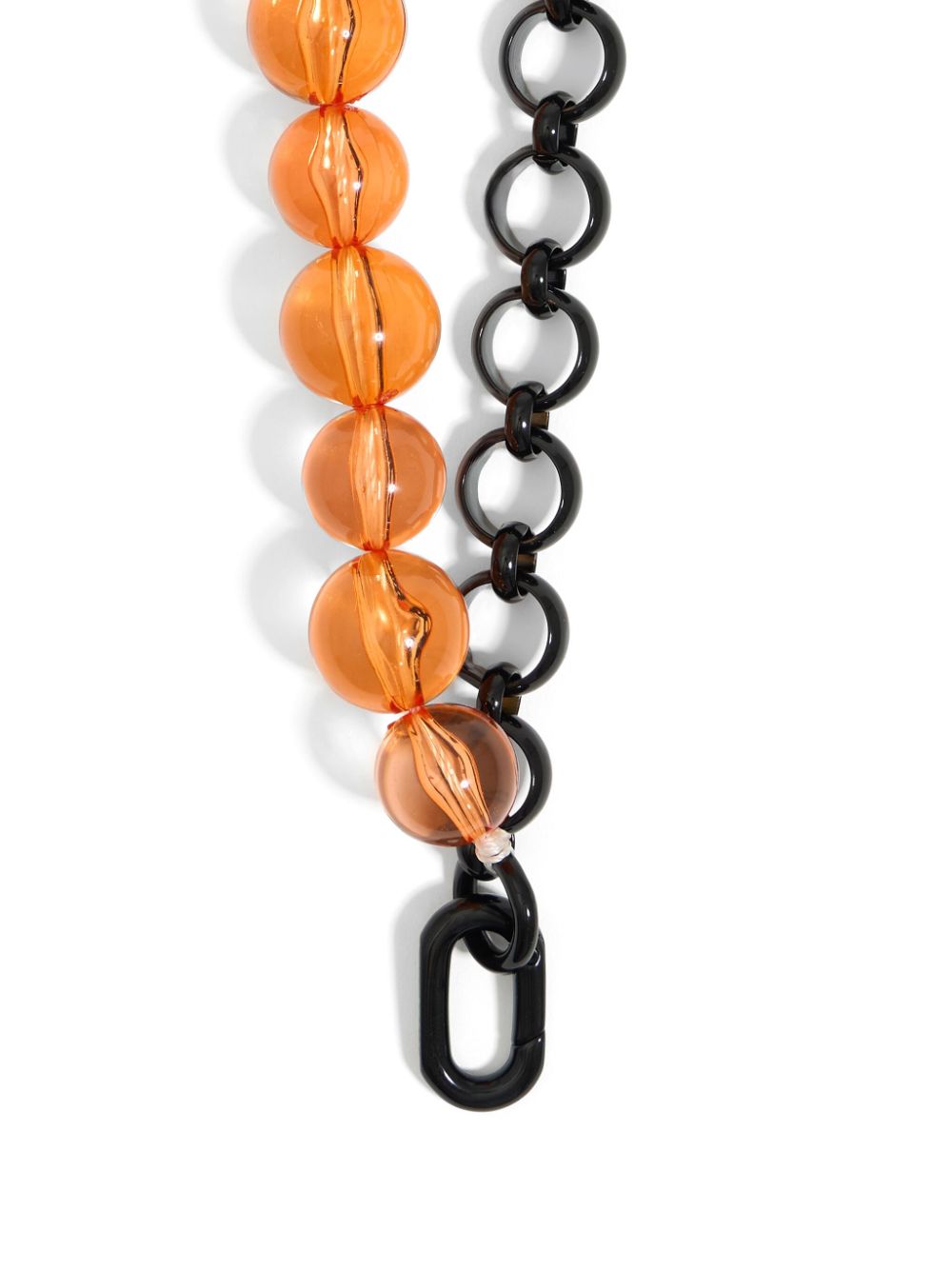 Shop Bimba Y Lola Bead-embellished Necklace In Yellow