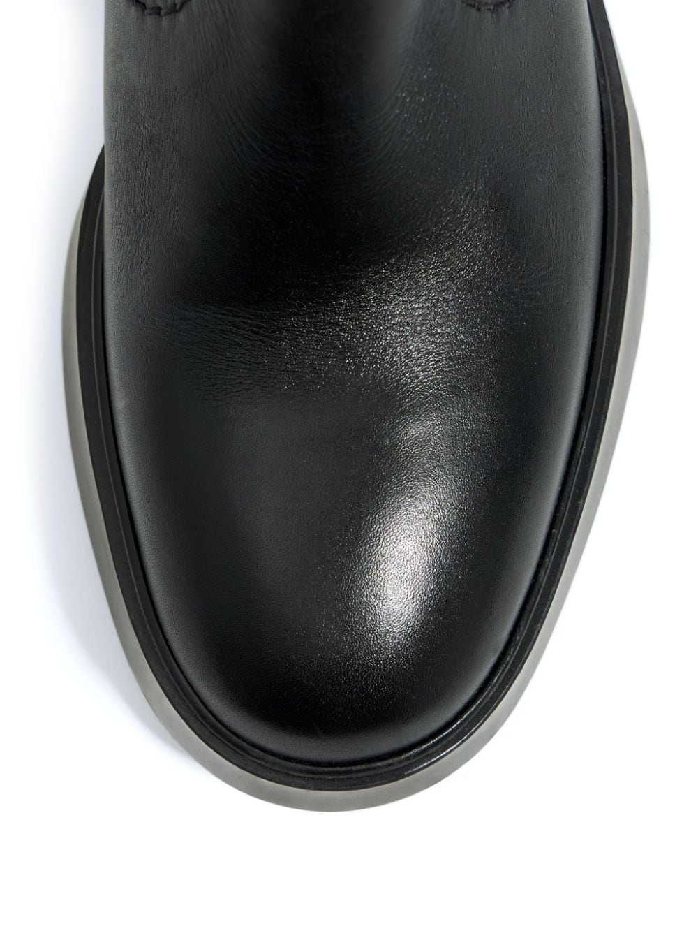 Bimba y Lola leather Chelsea boots Black