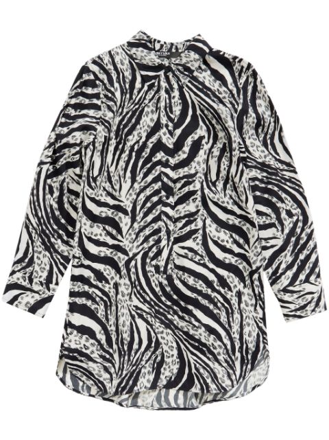 Bimba y Lola zebra-print long shirt