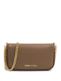 Bimba y Lola mini leather crossbody bag - Brown