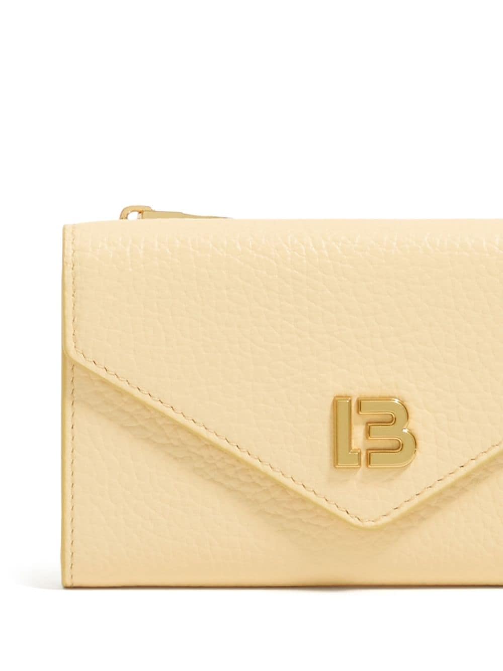 Shop Bimba Y Lola Leather Card Holder In Neutrals