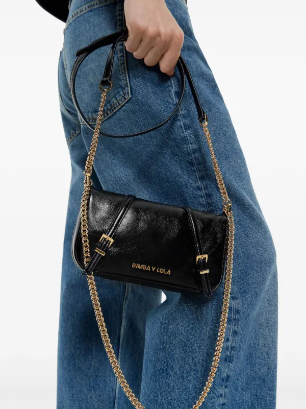 Bimba y Lola Bolsa Crossbody Mini Negro FARFETCH PE