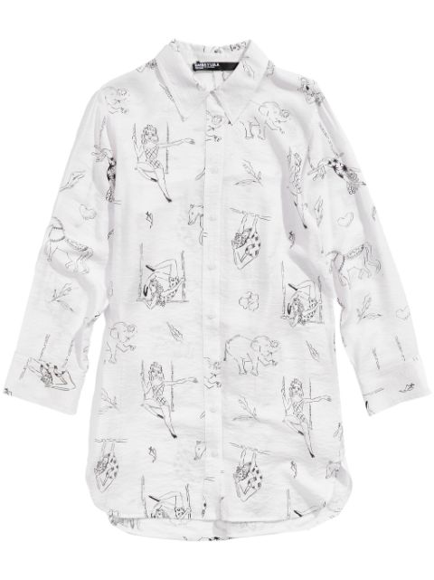 Bimba y Lola Circus graphic-print shirt