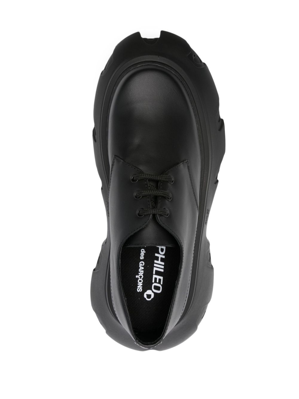 PHILEO oversize-sole Derby shoes Black