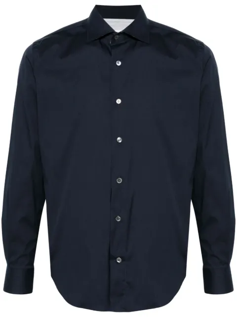 Eleventy poplin shirt