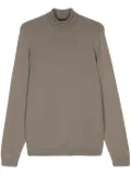 BOSS virgin wool roll-neck sweater - Brown