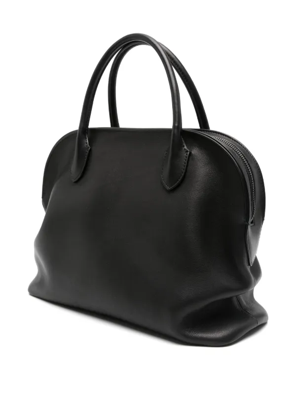 The Row Agnes Tote Bag | Black | FARFETCH CA