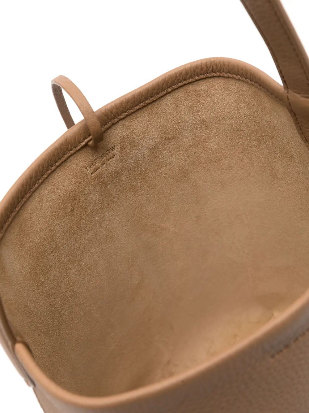 The Row N S Park leren shopper Bruin