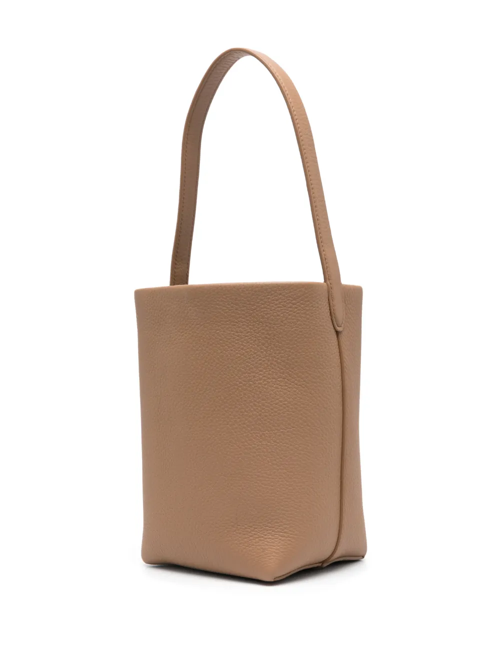 The Row N S Park leren shopper Bruin