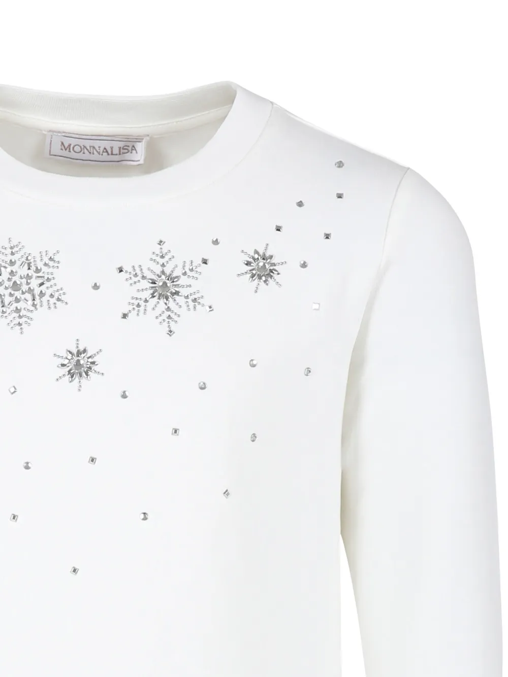 Monnalisa Tulen sweaterjurk Wit