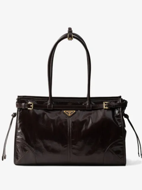Prada Bonnie large leather handbag