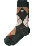 Prada Argyle cotton socks - Green