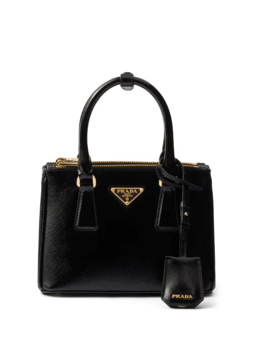 Mini sac Galleria en cuir verni - Prada - Modalova