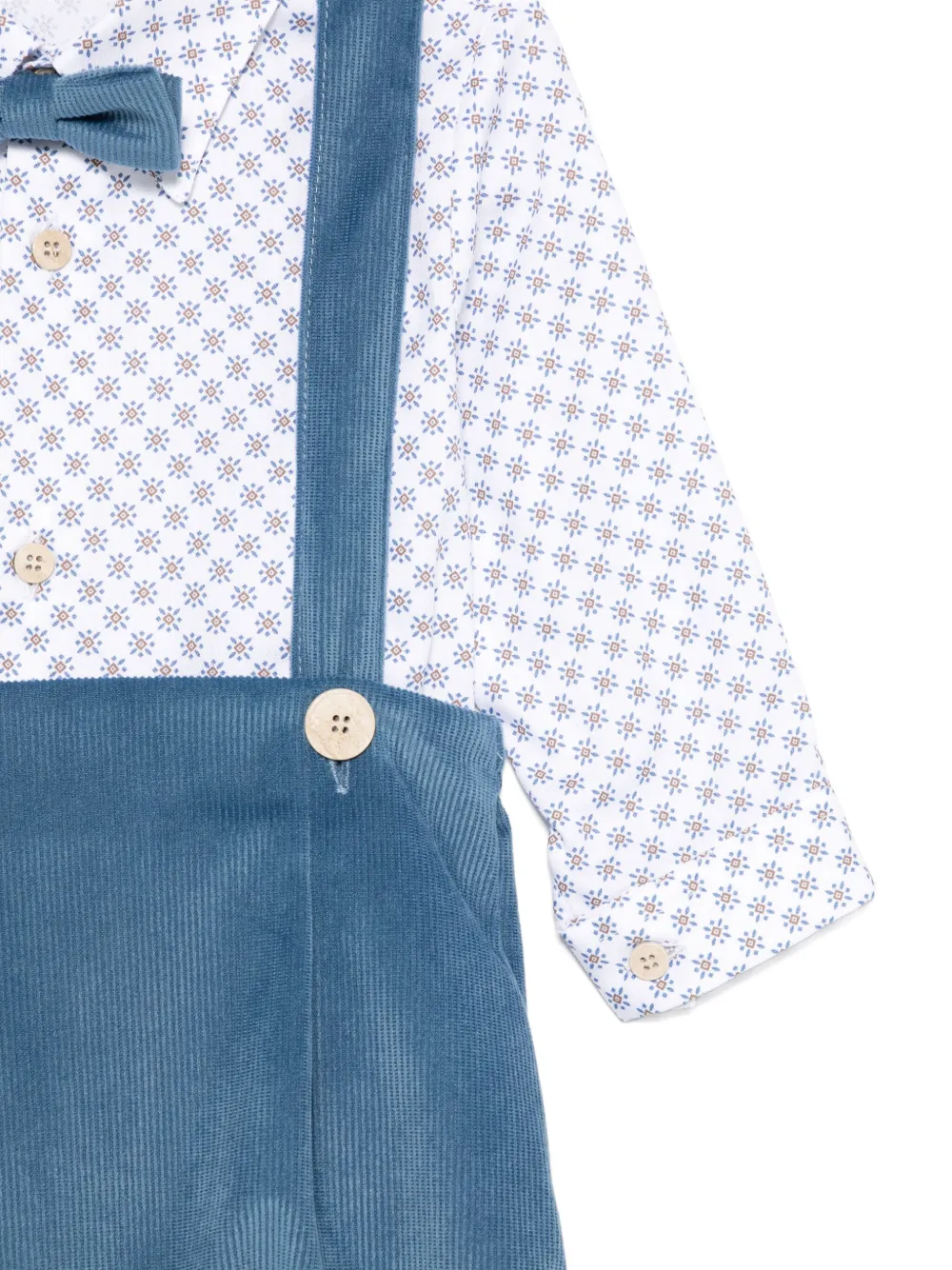 Colorichiari Virgin Wool Shorts Set Blue FARFETCH