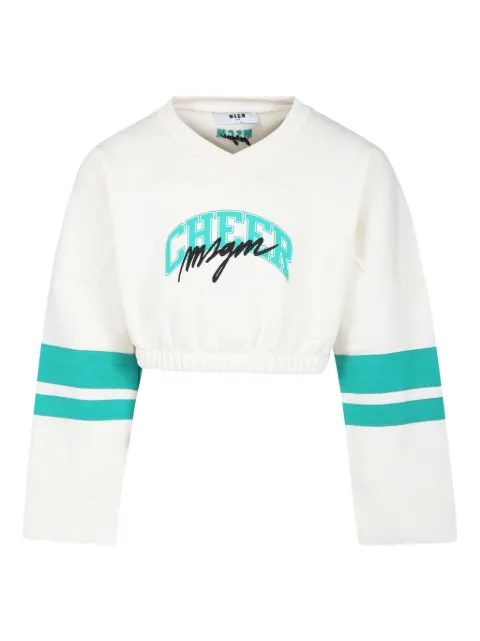 MSGM Kids cropped sweatshirt