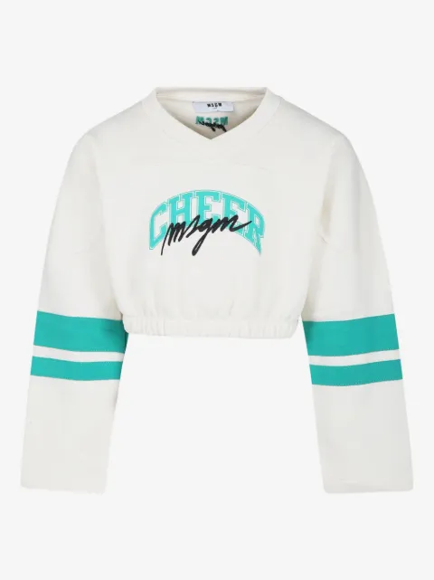 MSGM Kids cropped sweatshirt