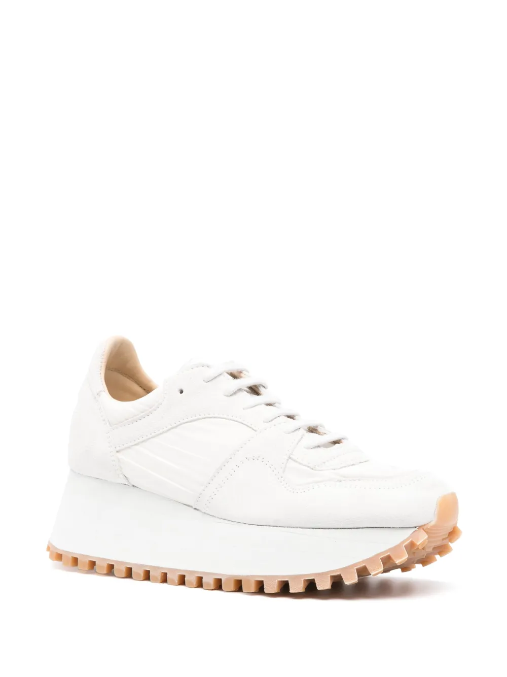 Comme Des Garçons Marathon sneakers met plateauzool - Wit