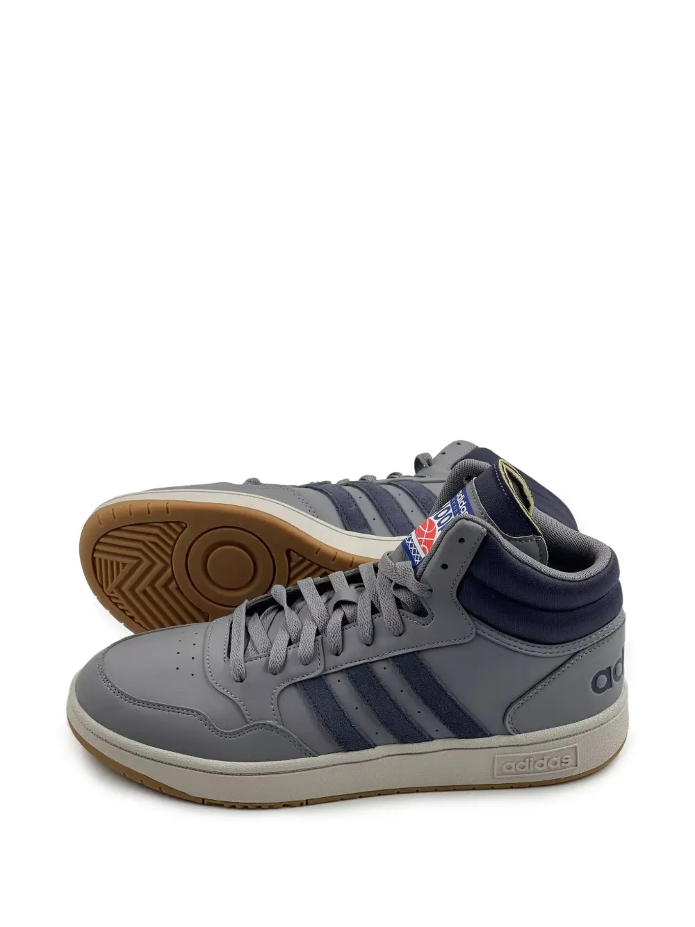 adidas Hoops 3.0 "Shadow Navy Grey Gum" sneakers Grijs