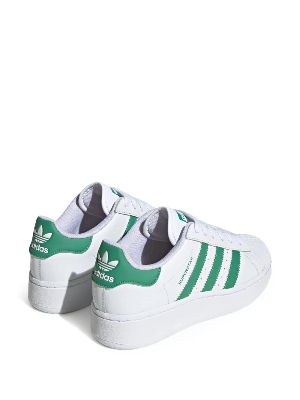 adidas Superstar XLG "Cloud White Semi Court Green Cloud White" sneakers