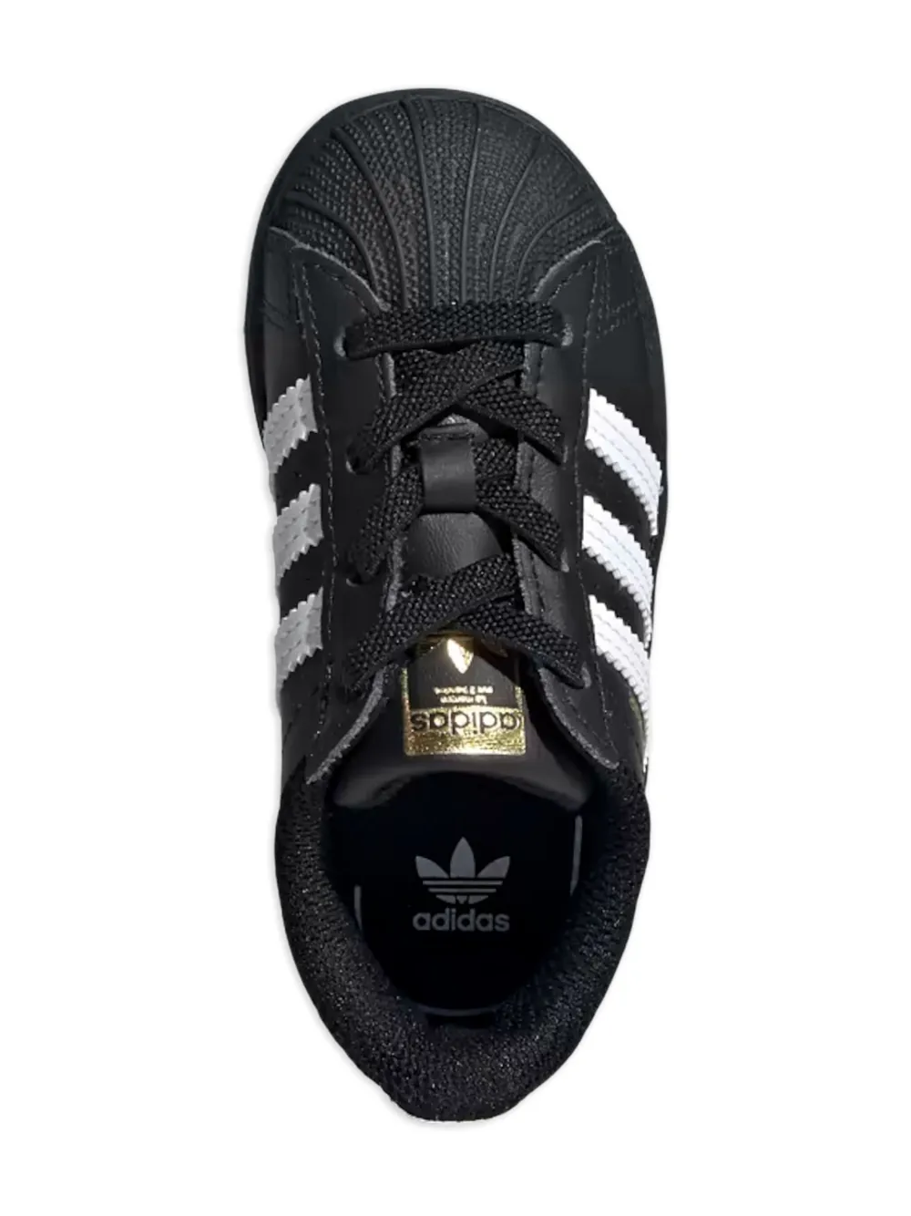 adidas Kids Superstar "Black" sneakers