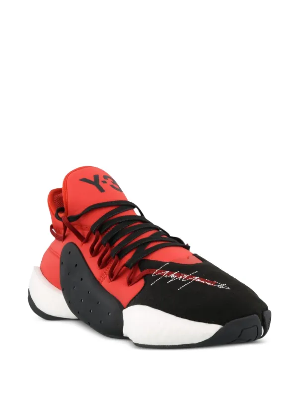 Adidas Y-3 Byw Bball スニーカー | レッド | FARFETCH JP