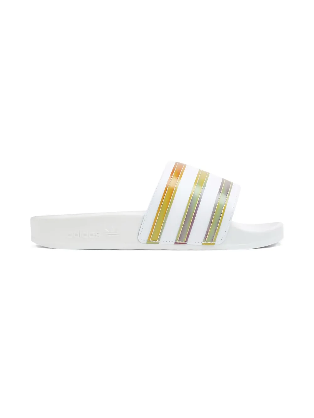 adidas Kids Adilette J slides White