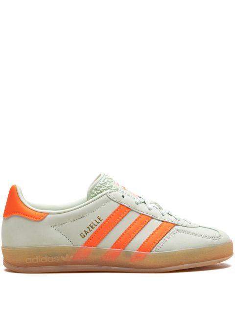 adidas Gazelle Indoor "Linen Green Solar Orange" sneakers WOMEN