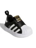 adidas Kids Superstar 360 slip-on sneakers - Black