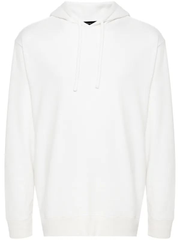 Vince lightweight jersey Hoodie White FARFETCH CA
